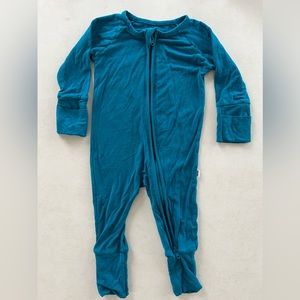 little sleepies newborn teal zippy